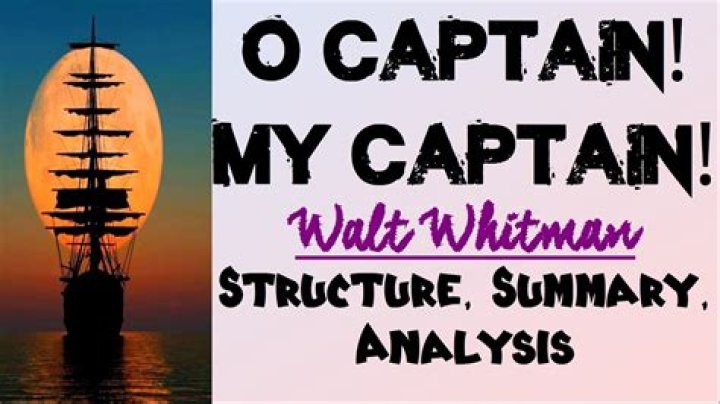 Summary of O Captain! My Captain!