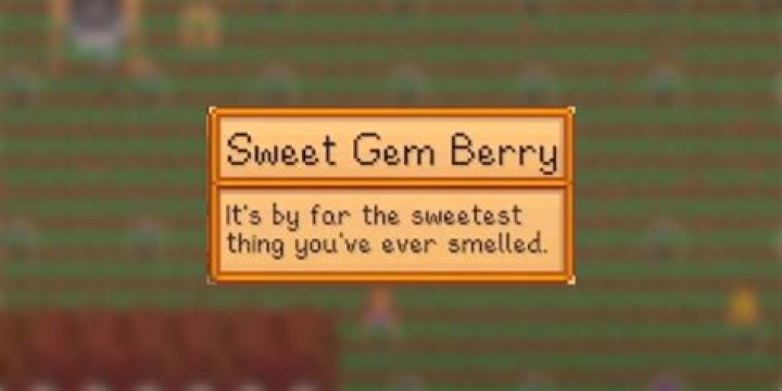 The Enigmatic Sweet Gem Berry in Stardew Valley