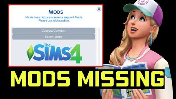 The Mystery of Missing Mods in The Sims 4: What Happened to My Inventory?