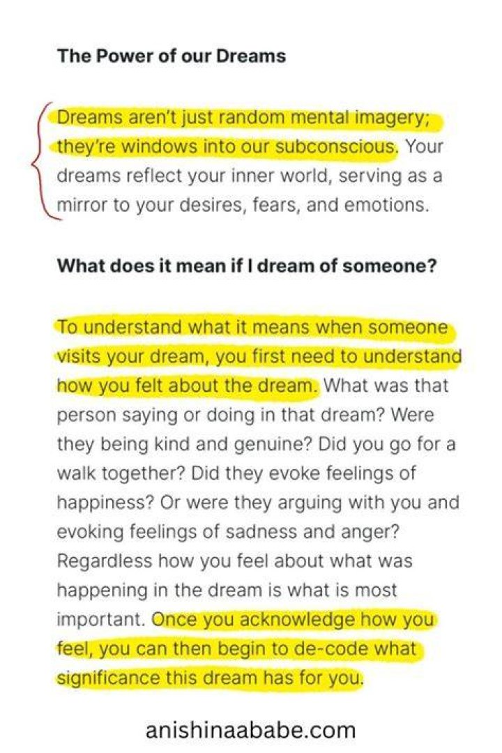 The Power of Dreams: Understanding Their Significance in Our Lives