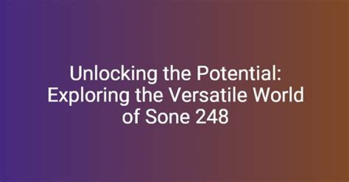 Ultimate Guide to Sone 248: Unlocking the Secrets