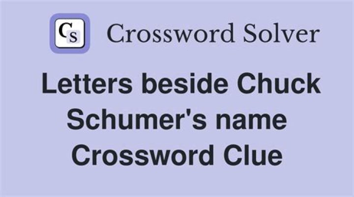 Understanding the Letters Beside Chuck Schumer's Name: A Comprehensive Guide