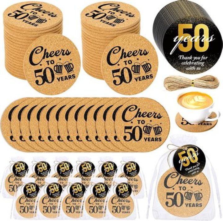 Unforgettable 50th Birthday Party Favors: A Golden Celebration