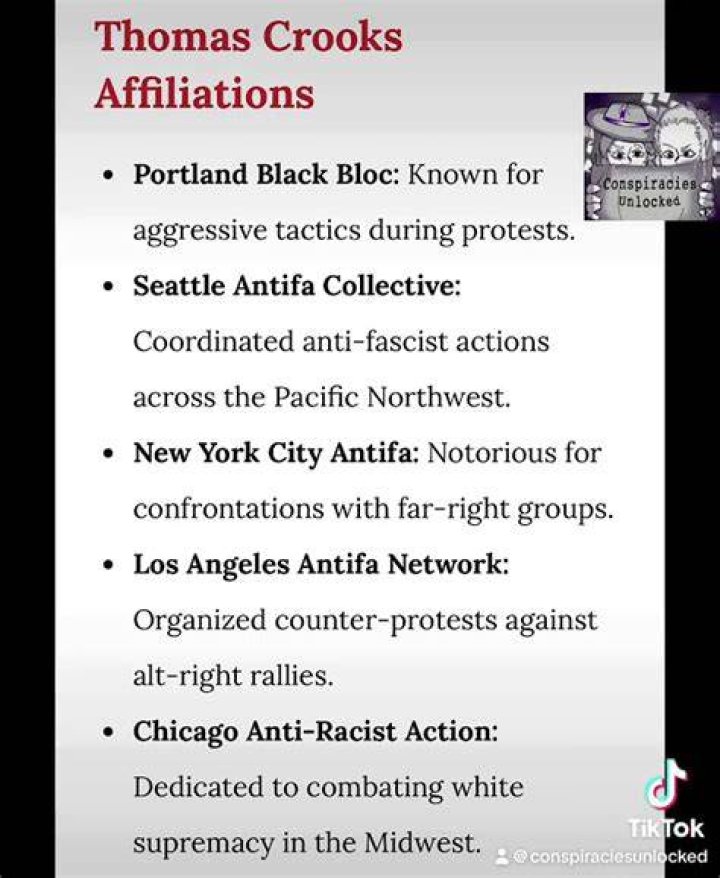Was Thomas Crooks Antifa Affiliated? The Truth Revealed