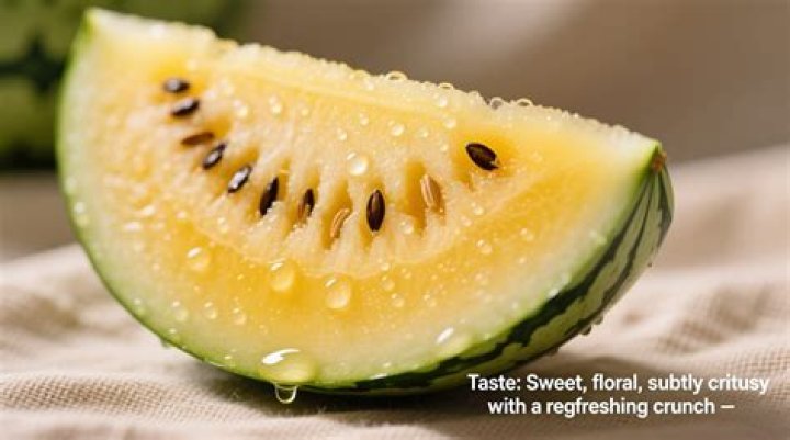 What Does Yellow Watermelon Taste Like? A Comprehensive Guide