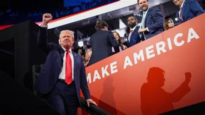when will donald trump speak at the convention?
