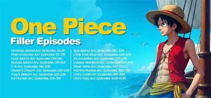 Which One Piece Episodes Are Fillers? A Comprehensive Guide