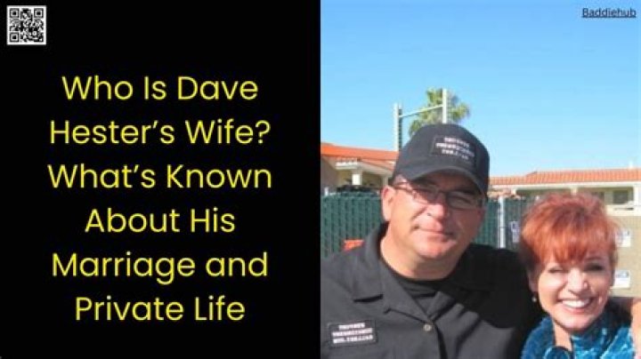 Who is Dave Hester's Wife? A Deep Dive into Their Life Together