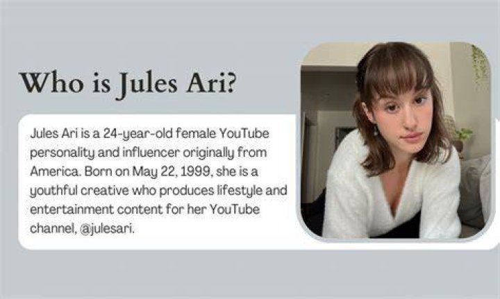 Who is Jules Ari? Unveiling the Life and Career of a Rising Star