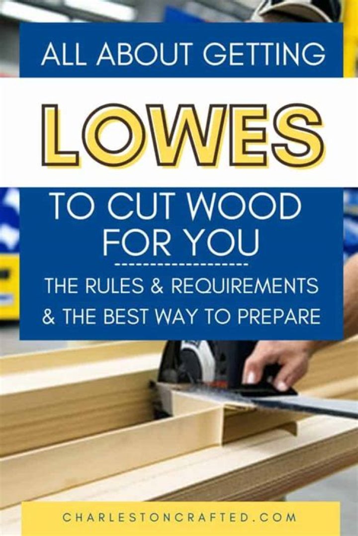 Will Lowe's Cut Wood for You? A Comprehensive Guide to Wood Cutting Services at Lowe's