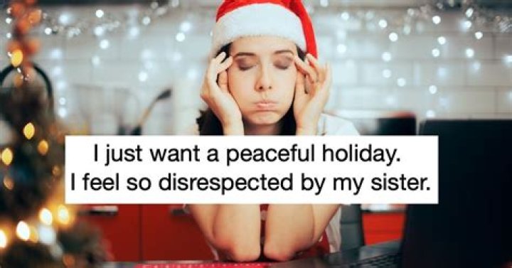 Woman Uninvites Sister: Christmas Drama