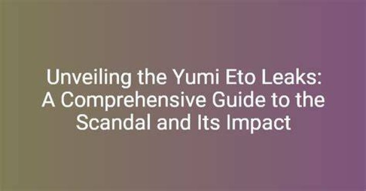 Yumi Eto OnlyFans Leaked: A Deep Dive Into the Controversy